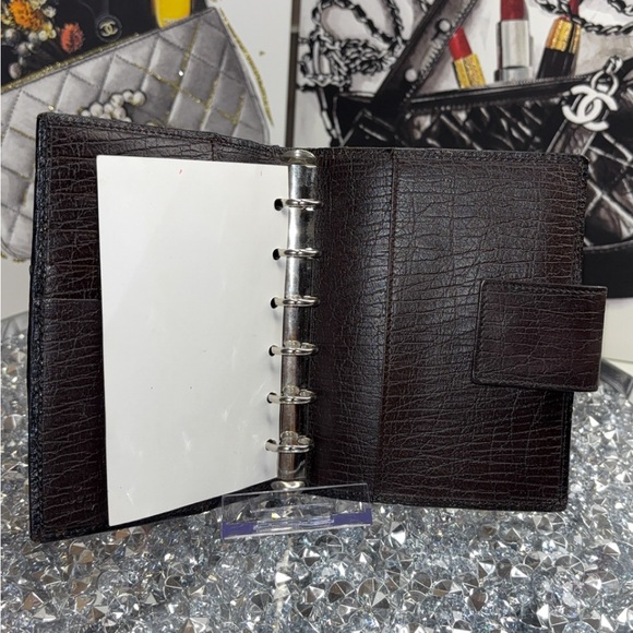 Gucci vintage Web ring agenda cover EUC - Picture 11 of 12